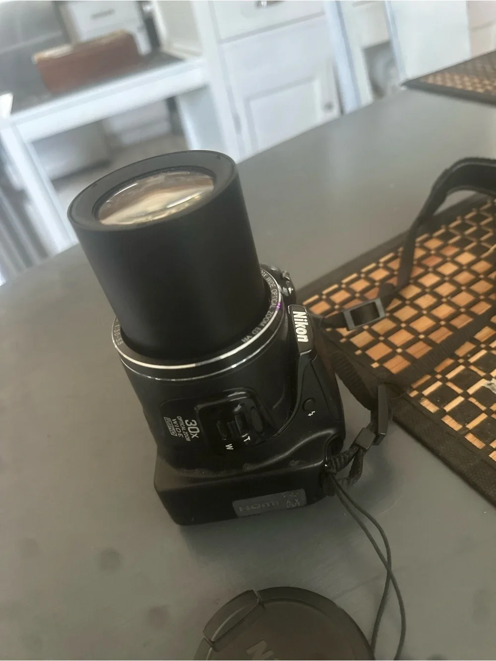 Nikon Coolpix L820 16MP 30x Zoom Camera Black Perfect Condition + Strap